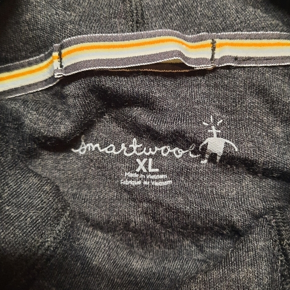 SMARTWOOL (Women's XL) Long Sleeve Base Layer Shirt Gray/Black - Picture 4 of 6